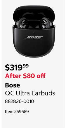 Bose QC Ultra Earbuds 882826-0010 Item 259589
