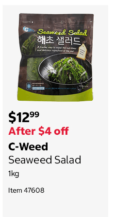 C-Weed Seaweed Salad 1kg Item 47608