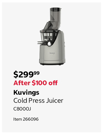 Kuvings Cold Press Juicer C8000J Item 266096