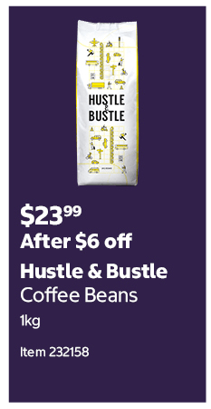 Hustle & Bustle Coffee Beans 1kg Item 232158