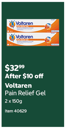 Voltaren Pain Relief Gel 2 x 150g Item 40629