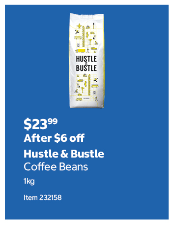 Hustle & Bustle Coffee Beans 1kg Item 232158