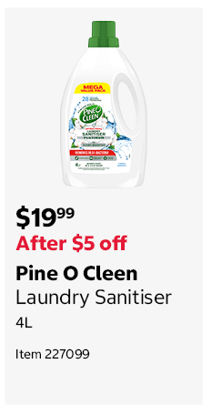 Pine O Cleen Laundry Sanitiser 4L Item 227099