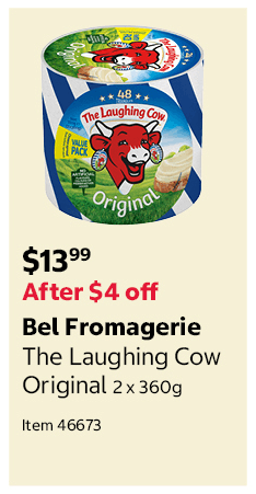 Bel Fromagerie The Laughing Cow Original 2 x 360g Item 46673