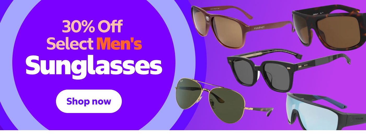 30% Off Select Men's Sunglasses