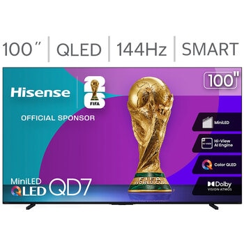 Hisense Pantalla 100" ULED MiniLed Fire TV
