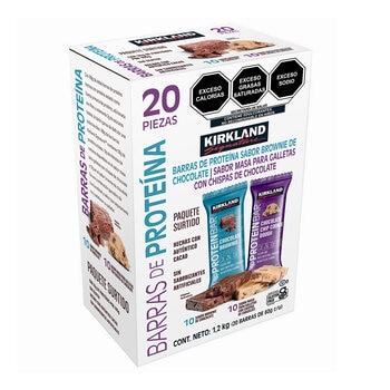 Kirkland Signature Barras de Proteína 20 pzas de 60 g
