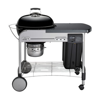 Weber, Performer Deluxe 22" Asador de Carbón + Accesorios + Grill Academy