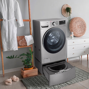LG Lavasecadora Eléctrica 22Kg/13Kg + Mini Lavadora 3.5Kg