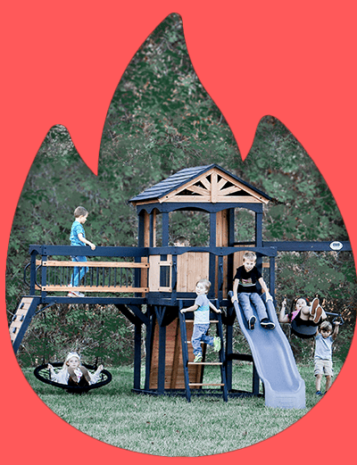 Backyard Discovery Centro de Juegos Timber Crossing