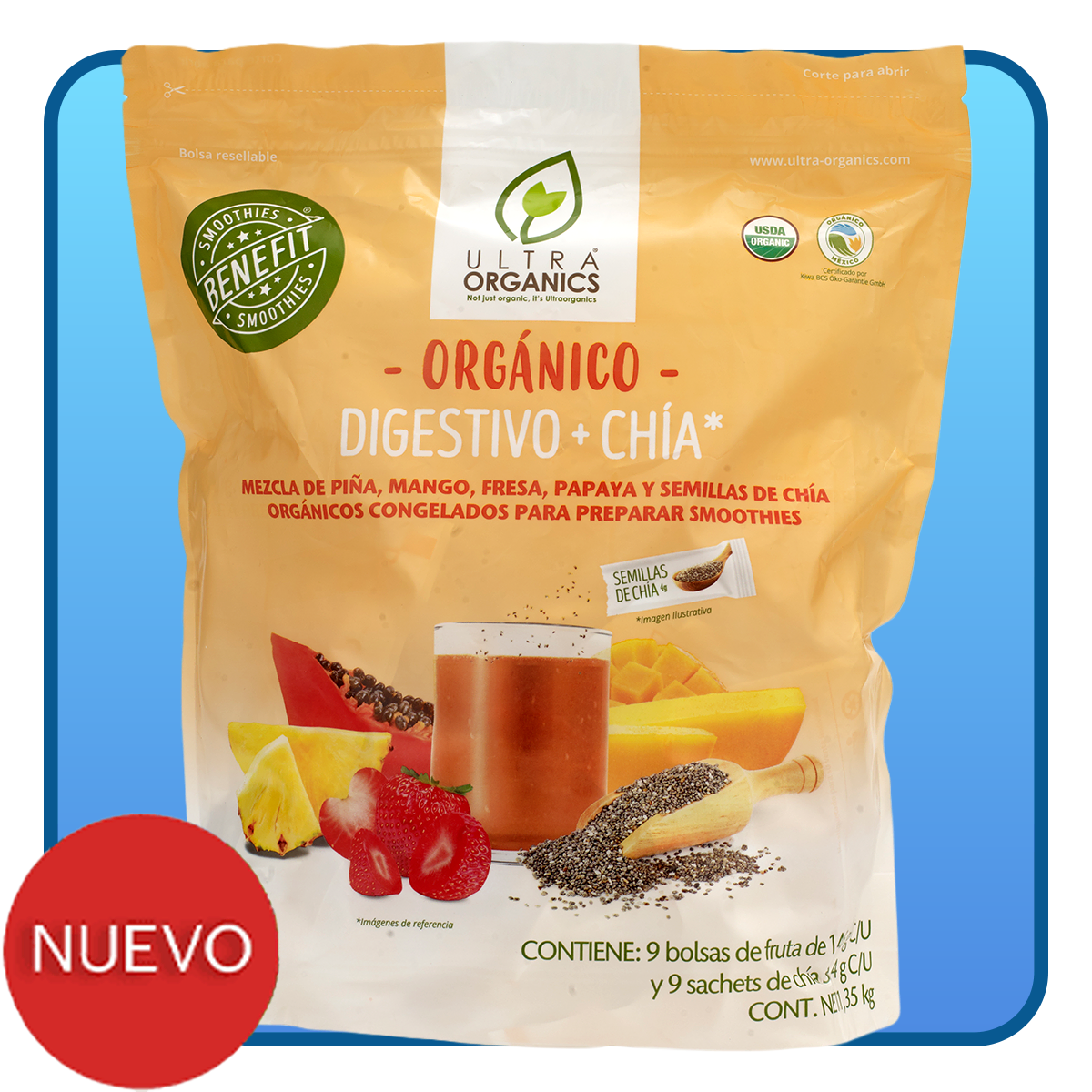 Smoothie Digestivo Orgánico