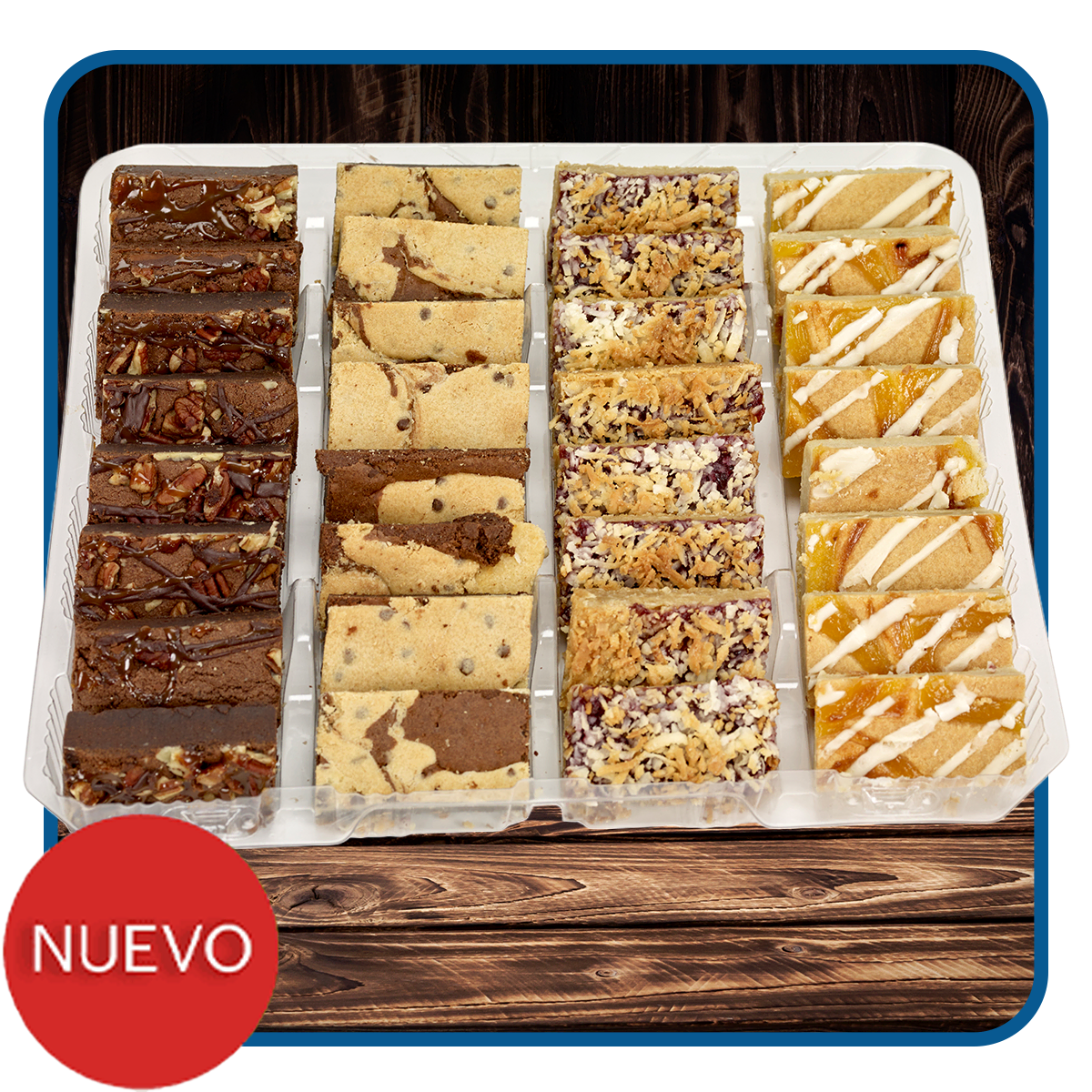 Variedad de Barras de Postre. 32 pzas.