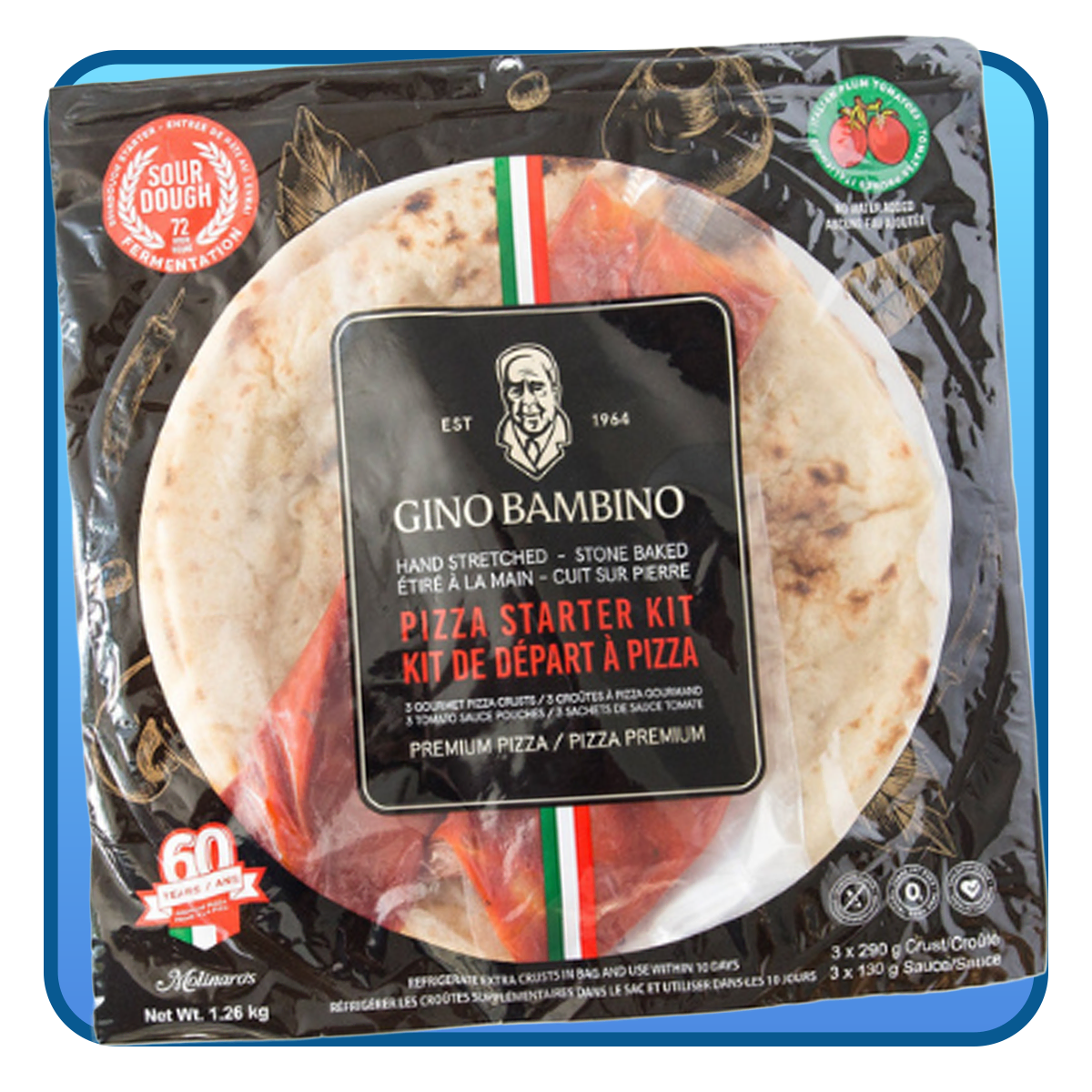 Pizza Kit 12/3 pzas.