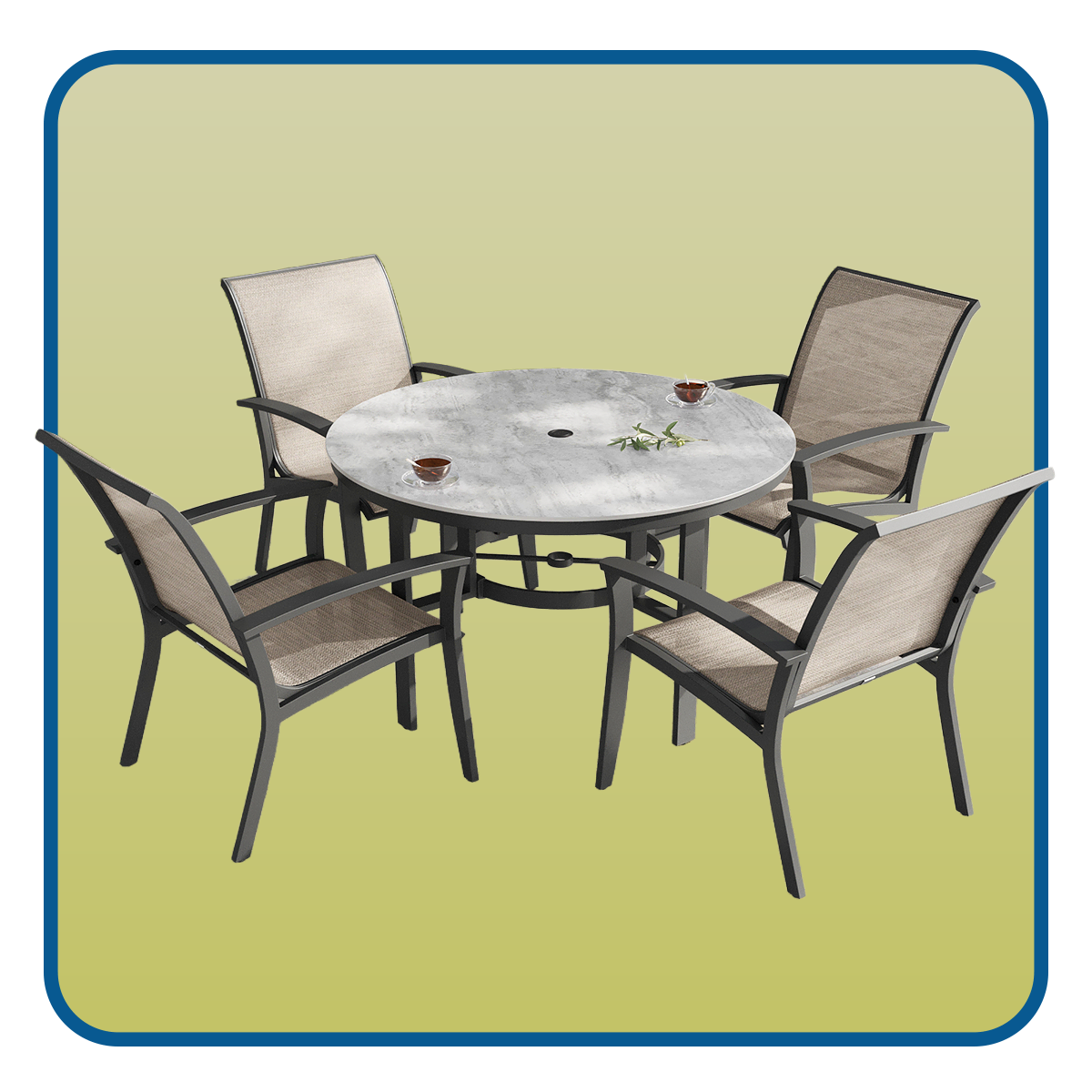 Comedor para Jardín de 5 Piezas