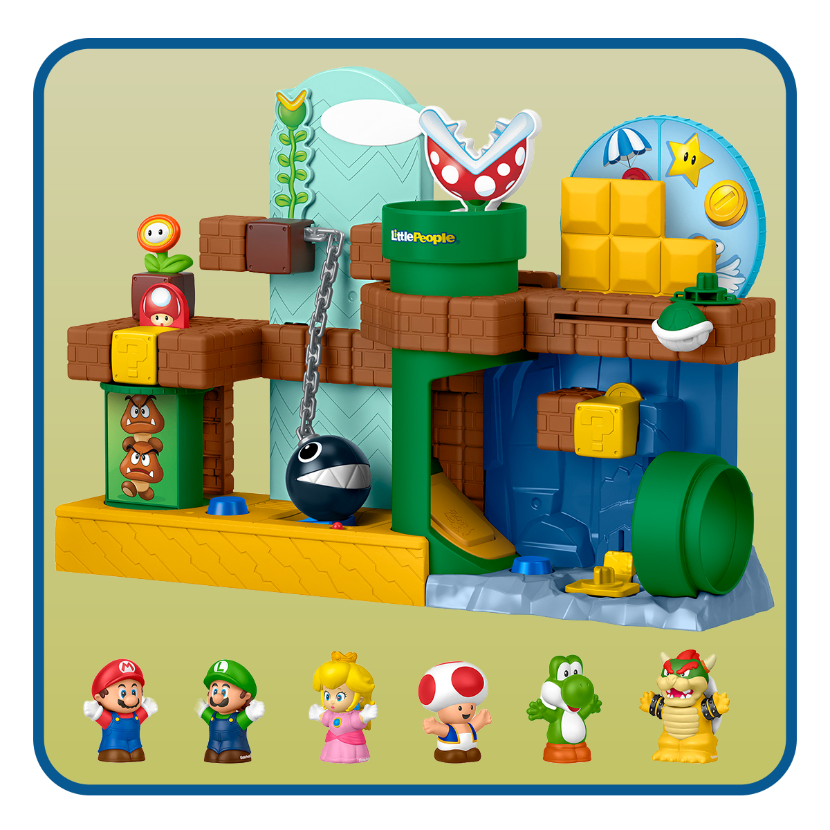 Little People Aventuras de Mario Set de Juego