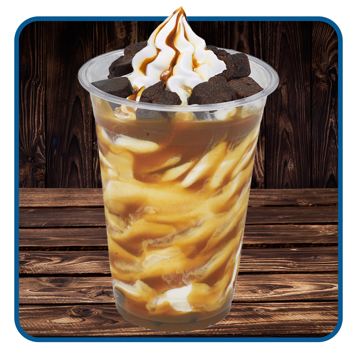 Sundae de Caramelo con Brownie