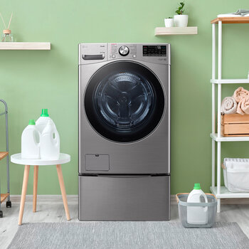 LG Lavasecadora Eléctrica 22Kg/13Kg con Pedestal