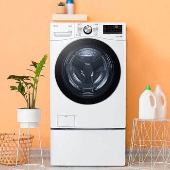 LG Lavasecadora Eléctrica 22Kg/13Kg con Pedestal