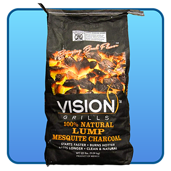 Vision Grills Carbón de Mesquite bolsa de 9 kg