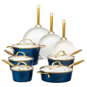 Gotham Steel PRO Juego de Batería para Cocina 13 piezas, Varios Colores