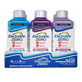 Electrolife Zero 6 Piezas de 625 ml c/u