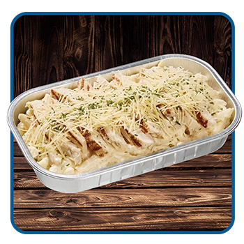 Pasta Alfredo con pollo (precio por kilo)
