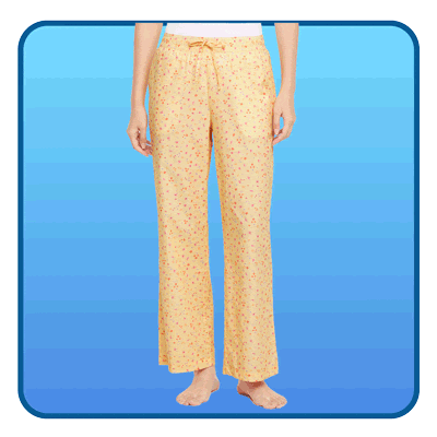 Pantalones de pijama para dama 2 piezas