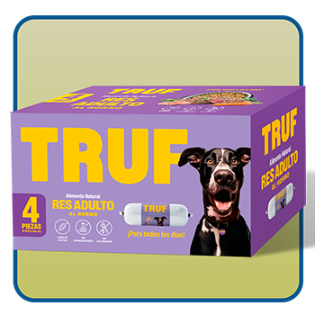 Alimento Congelado para Perro sabor Carne 4/500 gr