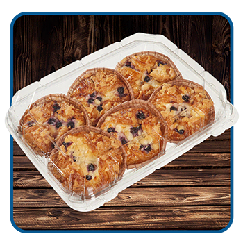 Croissant de queso con blueberry 6 piezas