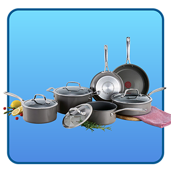 Batería de Cocina de Cerámica con Antiadherente