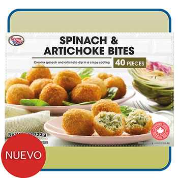 Bites de Espinaca y Alcachofa 40 pzas