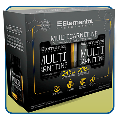 Multi Carnitine 2 Frascos de 60 Cápsulas c/u
