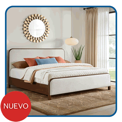 Cama King Tapizada