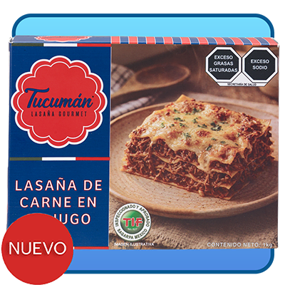Lasaña de Carne en su Jugo 1 kg 