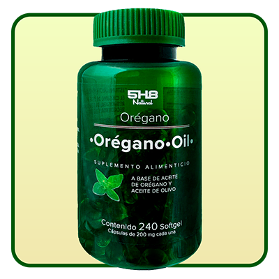 Aceite de Orégano con Aceite de Olivo 240 Cápsulas
