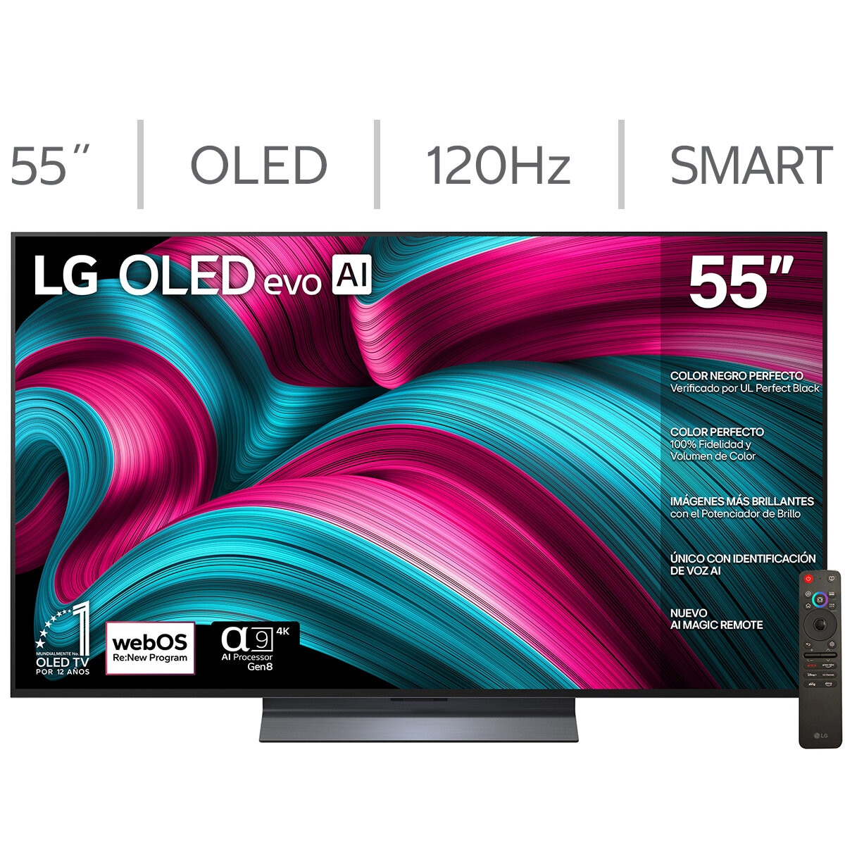 LG Pantalla 55" OLED 4K Smart TV