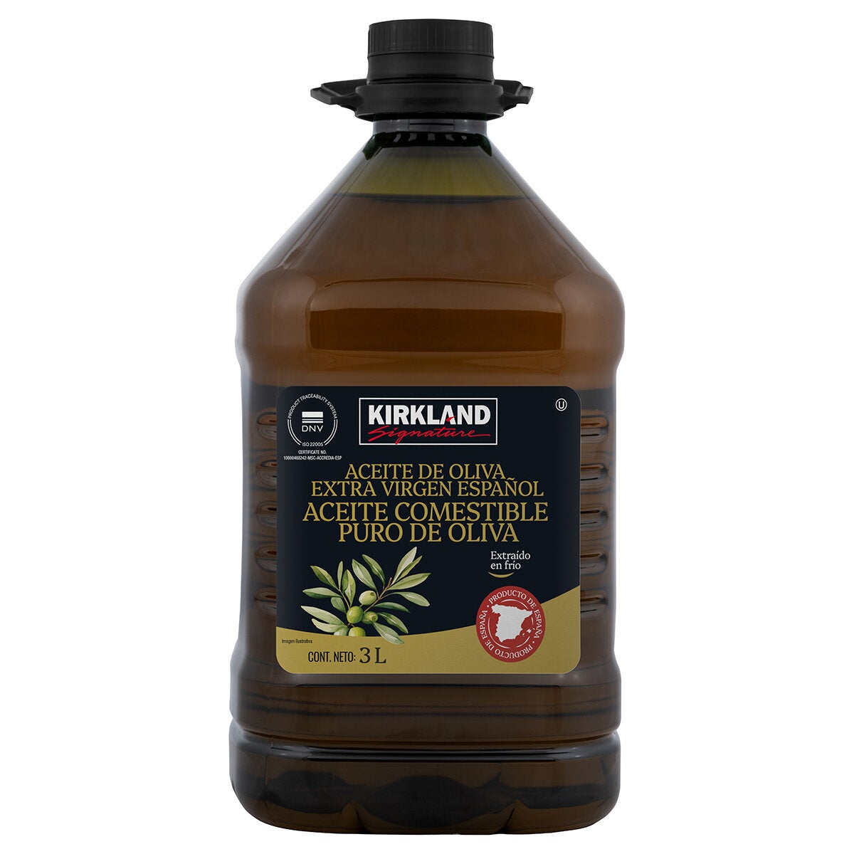 Kirkland Signature Aceite de Oliva Extra Virgen 3 l