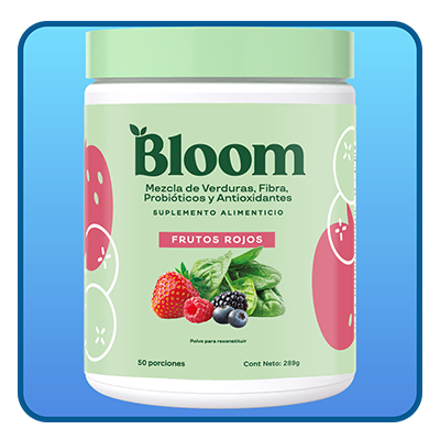 Bloom Frutos Rojos Mezcla de Verduras en Polvo 289g