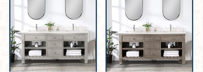 Northridge Home Elbe Vanities. Up to $500 OFF. Valid 09/02/24 to 09/15/24. While quantities last. Shop Now.