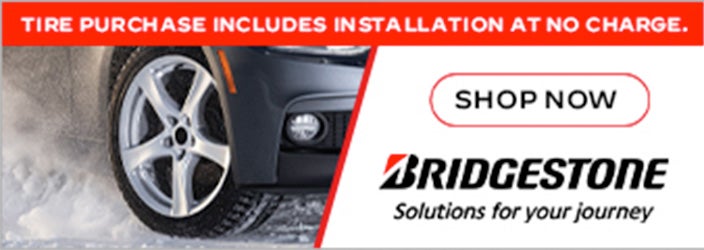 Bridgestone. Tire Purchase includes installation at no charge. Buy a set of 4 BridgestoneTires and receive up to $100 instantly*. Valid 09/02/24 to 10/06/24. Online only. Shop Now.