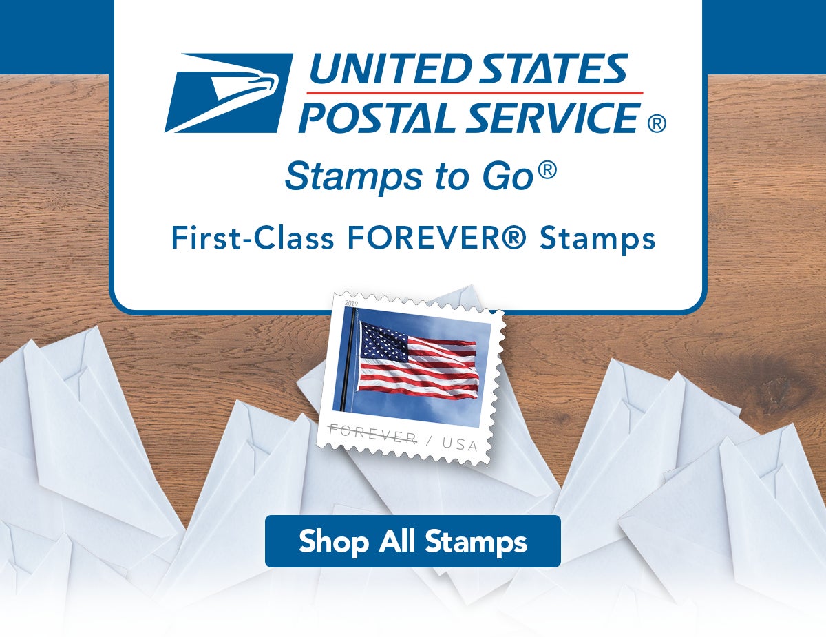 United States Postal Service - Stamps to Go - First-Class FOREVER Stamps - Shop All