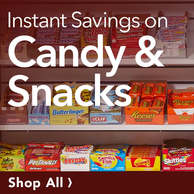 Instant Savings on Candy and Snacks