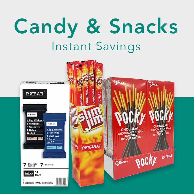 Instant Savings on Candy & Snacks