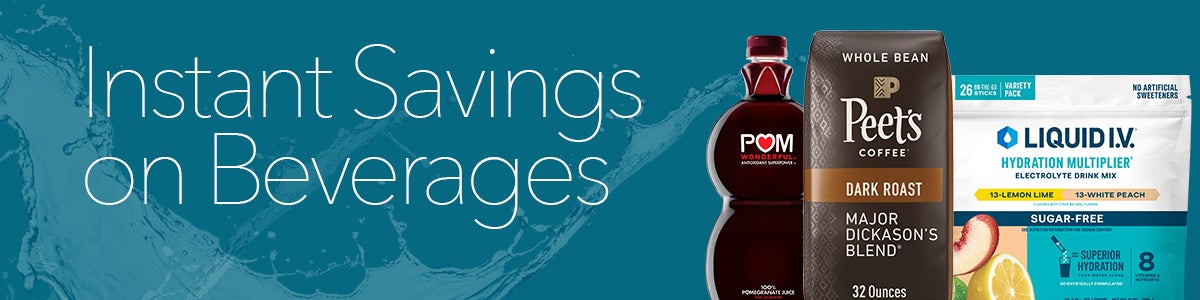 Instant Savings on Beverages