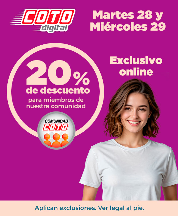 20% comunidad