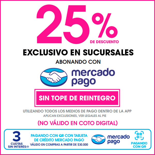25 mercado pago