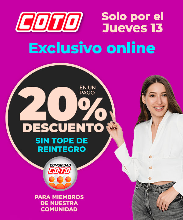 20% comunidad