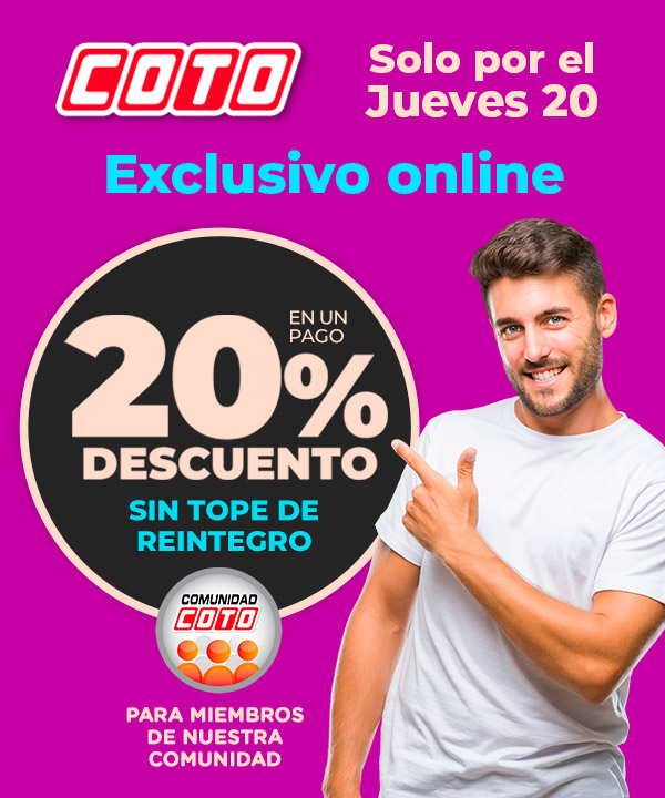 20% comunidad