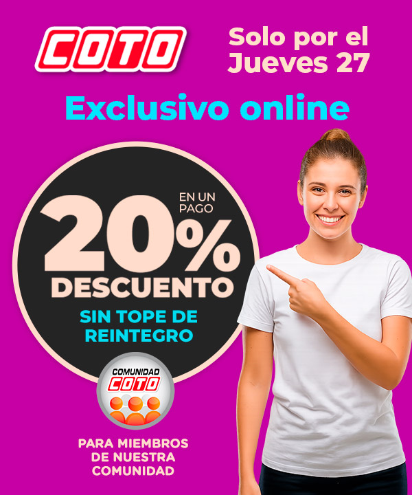 20% comunidad