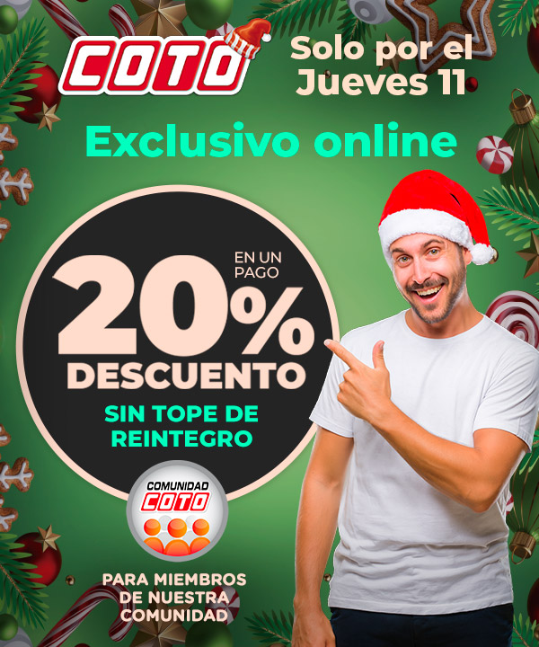 20% comunidad